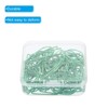 Unique Bargains Drop-Shaped Metal Prevent Tearing Pages Home Office Paper Clip 50 Pcs - 4 of 4