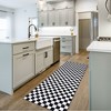 Gertmenian Crystal Print Checker Modern Two-Tone Polyester Flat Pile Washable Indoor Area Rug - 4 of 4