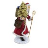 Roman 9.0 Inch Santa With Gold Tree Woodland Delivery Gifts Santa Sculptures - 2 of 3