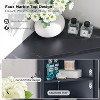 SinCiDo 68" Tall Corner Cabinet with Modern Fluted Design, Adjustable Shelves & Curved Profile for Bathroom, Living Room, Kitchen - 4 of 4