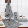 American Soft Linen 4 Piece 100% Cotton 16x28" Salem Hand Towel Set - 2 of 4
