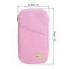 Unique Bargains Lightweight Portable Travel Passport Wallet for Women Men - 2 of 4
