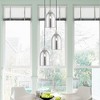 Livex Lighting Art Glass 1 - Light Pendant in  Brushed Nickel - 4 of 4