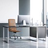 Floortex - 36"x48" Glaciermat Heavy Duty Glass Chair Mat for Hard Floors & Carpets Crystal Clear - 2 of 4