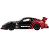Mazda RX-7 LB-Super Silhouette RHD (Right Hand Drive) "Advan" Black and Red Limited Edition 1/64 Diecast Model Car by Mini GT - 3 of 4