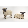 Rustic Sheep Figurine with Bell Accent (Set of 2) - 2 of 4