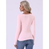 INSPIRE CHIC Women's Thermal Shirts Base Layer Long Sleeve Underwear Fall Winter Pajama Tops Basic Shirt - 4 of 4