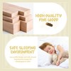 ROOMTEC  Montessori Floor Bed with Door & Safety Fence, Wood-Kids Floor Beds Frame, Solid Wooden Kid Toddler Bedframe, Floor-Bed-Frame for Bedroom - 4 of 4