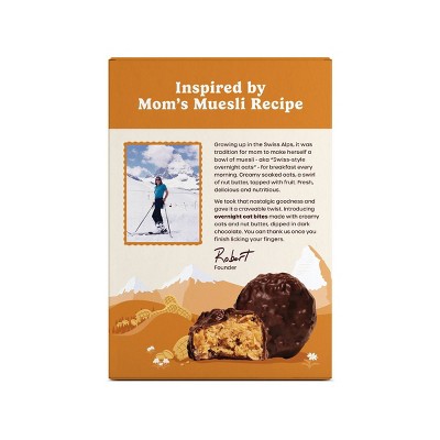 Mooski Overnight Oat Bites Peanut Butter - 3.6oz/6ct