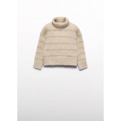 Girl Sequin Stripes Sweater - Abel & Lula