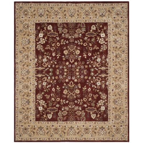 Total Performance Tlp712 Hand Hooked Area Rug - Copper/moss - 8' Round -  Safavieh : Target