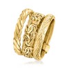 Ross-Simons 14kt Yellow Gold Jewelry Set: 3 Stacked Rings - 3 of 4