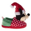 Disney Mickey Mouse Christmas Slippers Cozy Plush Santa House Shoes Size Toddler - Little Kid - 2 of 4