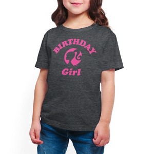 Girls' - Barbie - Birthday Girl Short Sleeve Graphic T-Shirt - 1 of 4