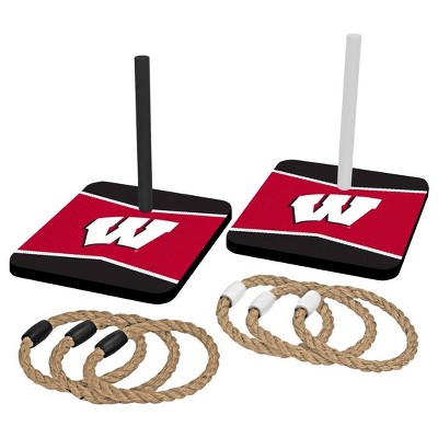 NCAA Wisconsin Badgers Quoits Ring Toss Game Set