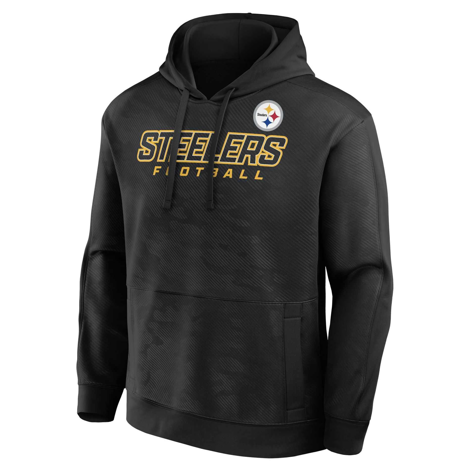 NFL Pittsburgh Steelers Men's Long Sleeve Performance Hooded Sweatshirt