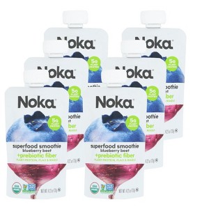 Noka Organic Superfood Smoothie Blueberry Beet - Case of 6/4.22 oz - 1 of 4