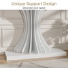 Modern Console Table, 40 inch Entryway Table with Flower-Shaped Support, Hallway Sofa Table with Thickened Desktop & Geometric Base - 4 of 4