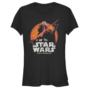 Juniors Womens Star Wars: Visions Retro Anime Darth Vader T-Shirt - 1 of 4