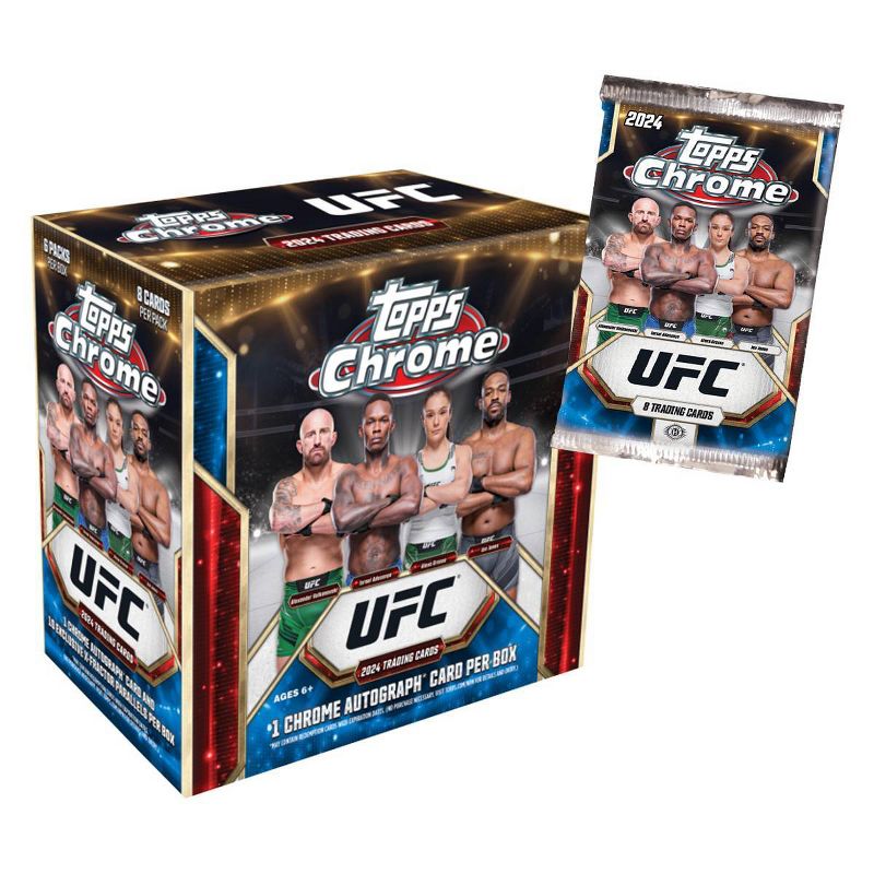 2024 Topps UFC Chrome Ultimate Fighting Trading Card Mega Box, 2 of 4