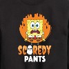 Boys' - SpongeBob SquarePants - SpongeBob Scaredy Pants Graphic Long Sleeve Fleece Sweatshirt - 2 of 4