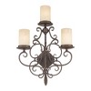 Livex Lighting Millburn Manor 3 - Light Wall Light in  Imperial Bronze - 4 of 4