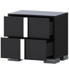 Kumasinova 2-Drawer Nightstand with Metal Handles, Modern Bedroom Storage Cabinet, Bedroom End Table, Dresser for Bedroom - 3 of 4