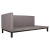 Twin Mid Century Modern Upholstered Daybed Gray - Dorel Home Products - image 3 of 4