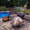 Good Directions 26" MED Spark Fireplace Screen with Lifter Stainless Steel - 2 of 4