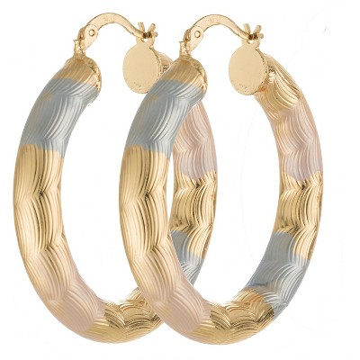 Vuskdtei18K Gold Plated Flower Dangle Earrings for Women, Hypoallergenic Cubic Zirconia Earrings, Elegant Chandelier Drop Earrings