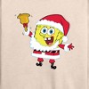 Women's - SpongeBob SquarePants - Dear Santa Lightweight French Terry Wide Neck Long Sleeve Shirt - 2 of 4