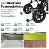COWLOWN Black Lightweight Foldable Wheelchair for Adults & Seniors, USA-Made Mobility Chair - 4 of 4
