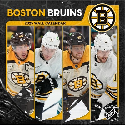 NHL Boston Bruins 2025 12"x12" Team Wall Calendar