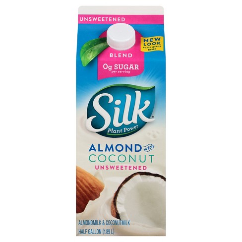 What does silk almond milk contain