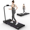 FIONECA 2-in-1 Under Desk Treadmill with Handle, LED Display & Remote, for Home Office - 2 of 4