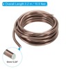 Unique Bargains Aluminum Anodized Flexible Floral Stem Bonsai Training Wire - 2 of 4