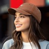 Dalix Bow Embroidered Coquette Cotton Summer Cute Outdoor Baseball Cap Dad Hat Womens - 4 of 4