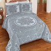 Collections Etc Sophie Chenille Bedspread - image 2 of 3