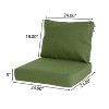 Christopher Knight Home Noah Outdoor 5-Inch Thick Deep Seat Club Chair Cushion Set - 3 of 4