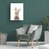 Canvas Wall Art - Lola Peacock  'Floral Bunny' Wall Art for Living Room, Bedroom, or Office Décor by Trademark Fine Art - 4 of 4