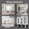 Coucheta 60x36" LED Bathroom Mirror - Smart Anti-Fog Vanity with Dimmable Back & Front Lighting, Memory Function & Shatter-Proof Design - 3 of 4