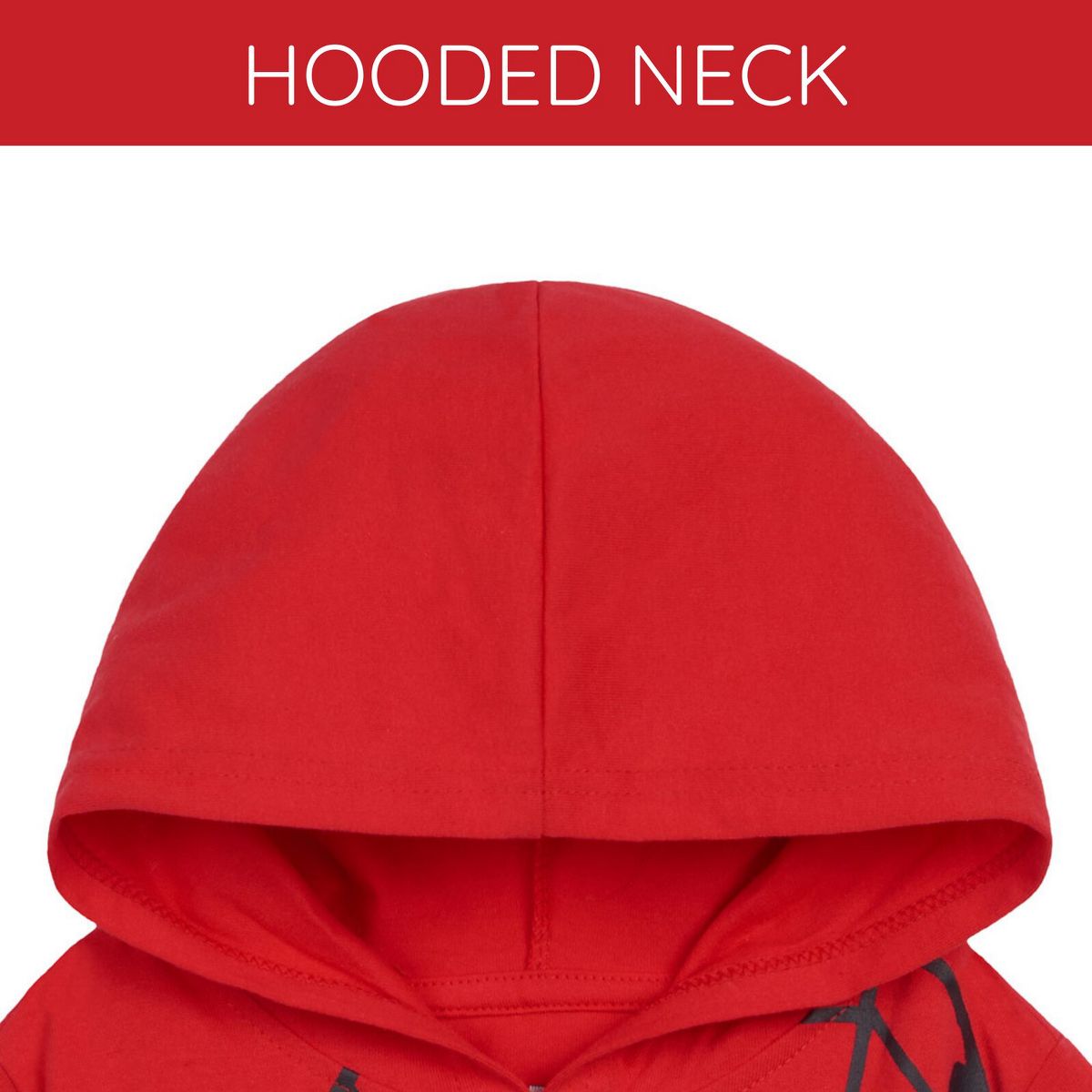Marvel Spidey and His Amazing Friends Toddler Boys' Hooded T-Shirt and Shorts Set - thumbnail 4
