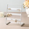 The Lakeside Collection Earrings Tabletop Stand 3 Tiers 7.75"W x 4"D x 6"H - 4 of 4