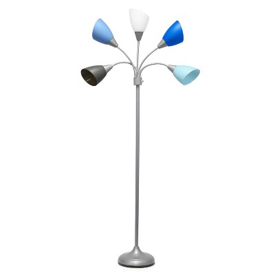 Room essentials 5 head floor deals lamp