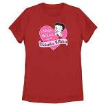 Women's Betty Boop Valentine Wishes T-Shirt