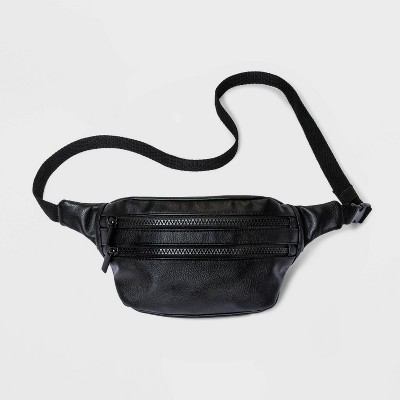 Belt Bag - Wild Fable™ Black/Leather