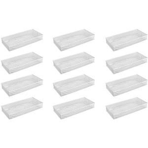 YBM Home White Mesh Drawer and Desk Organizer Tray, Pack of 12 - 1 of 4