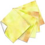 Craftopia Watercolor Patterned Vinyl Squares, 5 Pack, Yellow