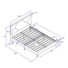 Upholstered Platform Bed Frame ,Wood Slat Support, Easy Assembly - 2 of 4