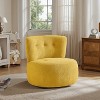 Art Leon Jacquard Flannel Fabric Modern Swivel Accent Side Chair - 2 of 4